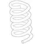 Genuine Mercedes-benz Coil Spring 210-321-33-04. Fixed Price $126.00.
