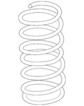 Genuine Nissan Coil Spring 54010-9BU4C. Fixed Price $60.06.