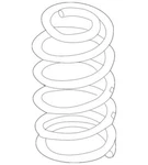 Genuine Mazda Coil Spring TK48-28-011D. Fixed Price $132.02.