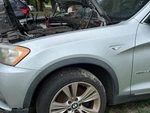 11-17 Bmw X3 F25 Front Left Driver Side Fender Cover Panel Titan Silver Oem. Fixed Price $319.94.
