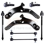 Suspension 8 Pieces Front Control Arms Sway Bar Links Tie Rods For Mazda Protege. Fixed Price $100.50.