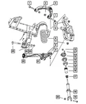 Genuine Mopar Front Coil Spring 68033146AA. Fixed Price $46.63.