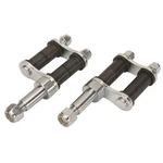 1-3/4 Shackles W/ Shock Stud Mounts, Stainless Steel Finish, Hot Rod. Fixed Price $80.99.