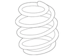 Genuine Mitsubishi Coil Spring 54010W490P. Fixed Price $137.41.