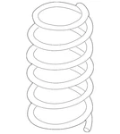 Genuine Volkswagen Coil Spring 3C0-411-105-B. Fixed Price $170.39.