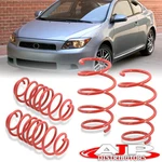 2" Red Drop Lowering Suspension Coil Springs For 2005-2010 Scion Tc 2DR Coupe. Fixed Price $109.00.
