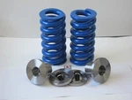 Lowrider Hydraulics Hopping Mini Coil Springs Blue, Hd, & Cups Donuts Bolts. Fixed Price $210.00.