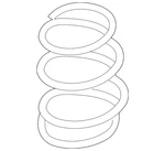 Genuine Nissan Coil Spring 55020-4BA1E. Fixed Price $64.84.