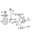 Genuine Mopar Rear Coil Spring 68004455AA. Fixed Price $78.90.