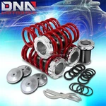 Adjustable 1-4" Black Scale Suspension Red Coilover Spring/springs Eg Ek Em DC2. Fixed Price $43.34.