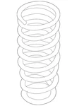 Genuine Mazda Coil Spring N163-28-011A. Fixed Price $107.40.