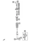 Genuine Mopar Suspension Spring 68336229AA. Fixed Price $321.60.
