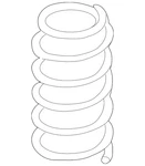 Genuine Audi Spring 8S0-411-105-BC. Fixed Price $185.99.