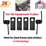 Weld On Steel Ramp Gate Holder Hinge W/coil Springs For Hd Trailer. Fixed Price $128.99.