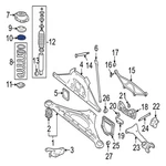 For Jaguar Xkr 2000-2006 MMD3565AA Upper Coil Spring Insulator. Fixed Price $122.29.