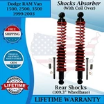 Gabriel Oem Rear Shocks W/ Coil For 1999-2003 Dodge Ram 1500/ 2500/3500 Van. Fixed Price $189.26.