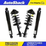 Front And Rear Complete Strut Coil Spring Shock Absorbers For Honda, Pilot 03-05. Fixed Price $197.73.