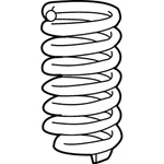Genuine Mercedes-benz Oe Helical Spring 205-321-15-04. Fixed Price $144.51.