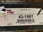 Dayton 43-1581 Ford Rear Leaf Spring RA2G. Fixed Price $98.00.