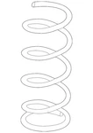 Genuine Honda Spring Front 51401-S0X-306. Fixed Price $41.03.