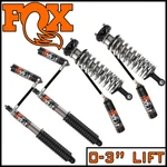 Fox 2.5 Elite Front +0-3" Coil-overs & Rear Shocks Fit 2022-2026 Toyota Tundra. Fixed Price $3684.95.