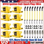 8* Ignition Coil+spark Plug+wire Set For Cadillac Chevy Silverado 1500 Gmc UF413. Fixed Price $156.99.