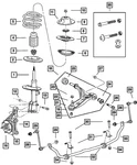 Genuine Mopar Spring Seat Isolator Lower 4743015AC. Fixed Price $54.77.