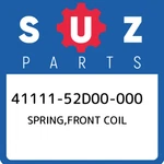 41111-52D00-000 Suzuki Spring,front Coil 4111152D00000, New Genuine Oem Part. Fixed Price $197.46.