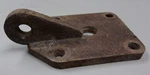 Triumph TR3 To TR4 Left Rear Leaf Spring Shock Mounting Plate, 674-540. Fixed Price $14.50.