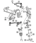 Genuine Mopar Front Coil Spring Right 68212298AA. Fixed Price $67.97.