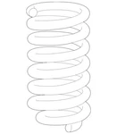 Genuine Mercedes-benz Helical Spring 254-324-13-00. Fixed Price $98.75.