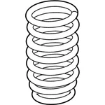 Genuine Bmw Rear Coil Spring 33-53-2-284-572 New. Fixed Price $181.62.
