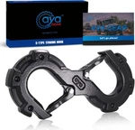 S-shape Integrated Winch Shackles With 33,000 Lbs Break Strength. Black. Fixed Price $64.25.