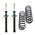 Sachs Rear Shock Absorbers & Lesjofors Coil Springs Kit Vw Cabrio Jetta. Fixed Price $149.95.