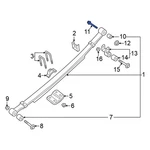 For Nissan Titan 2023-2024 55080EZ01A Leaf Spring Shackle Bolt. Fixed Price $11.29.