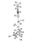 Genuine Mopar Front Coil Spring 68647030AB. Fixed Price $58.07.