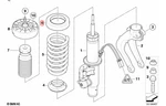 For Bmw Genuine Coil Spring Insulator Upper 31336857001. Fixed Price $14.00.