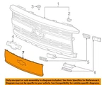 Gm Oem 18-19 Silverado 2500 Hd Grille Components-front Cover 84359502. Fixed Price $91.04.