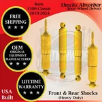 Monroe Oem Front & Rear Shocks For 2019-2024 Ram 1500 Classic Lifetime Warranty. Fixed Price $215.98.