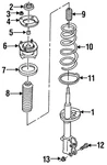 Genuine Mazda Coil Spring G476-28-011. Fixed Price $25.63.