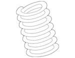 Genuine Audi Coil Spring 8W0-411-105-KT. Fixed Price $204.59.