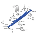 Ford F-250 Super Duty 2017-2022 HC3Z5560Y Rear Leaf Spring Assembly. Fixed Price $896.71.