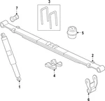 Genuine Ford U-bolt FL3Z-5705-B. Fixed Price $25.34.