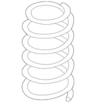 Genuine Volkswagen Coil Spring 5Q0-411-105-HF. Fixed Price $64.38.