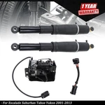 Rear Pair Suspension Shocks & Compressor For Escalade Suburban Tahoe Yukon. Fixed Price $190.71.