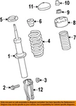 Gm Oem 16-17 CT6 Front Suspension Struts Components-spring 23290849. Fixed Price $58.01.