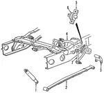 Genuine Mazda Leaf Spring 1F60-28-010. Fixed Price $61.62.