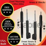 Gabriel Oem Front Struts & Rear Shocks 1994-2004 Ford Mustang Out Of Stock. Fixed Price $233.98.