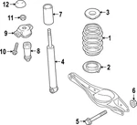 Genuine Volkswagen Coil Spring 5WA-511-115. Fixed Price $145.27.
