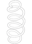 Genuine Nissan Coil Spring 55020-6RA1D. Fixed Price $240.49.